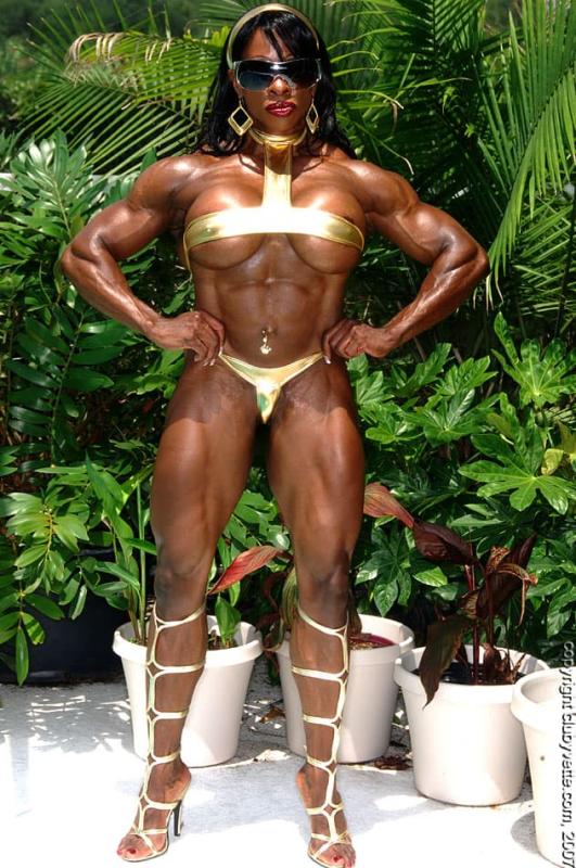 Golden Muscle Goddess 1